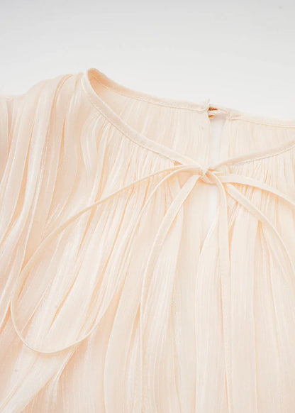 Champagner Satin Slip Kleid
