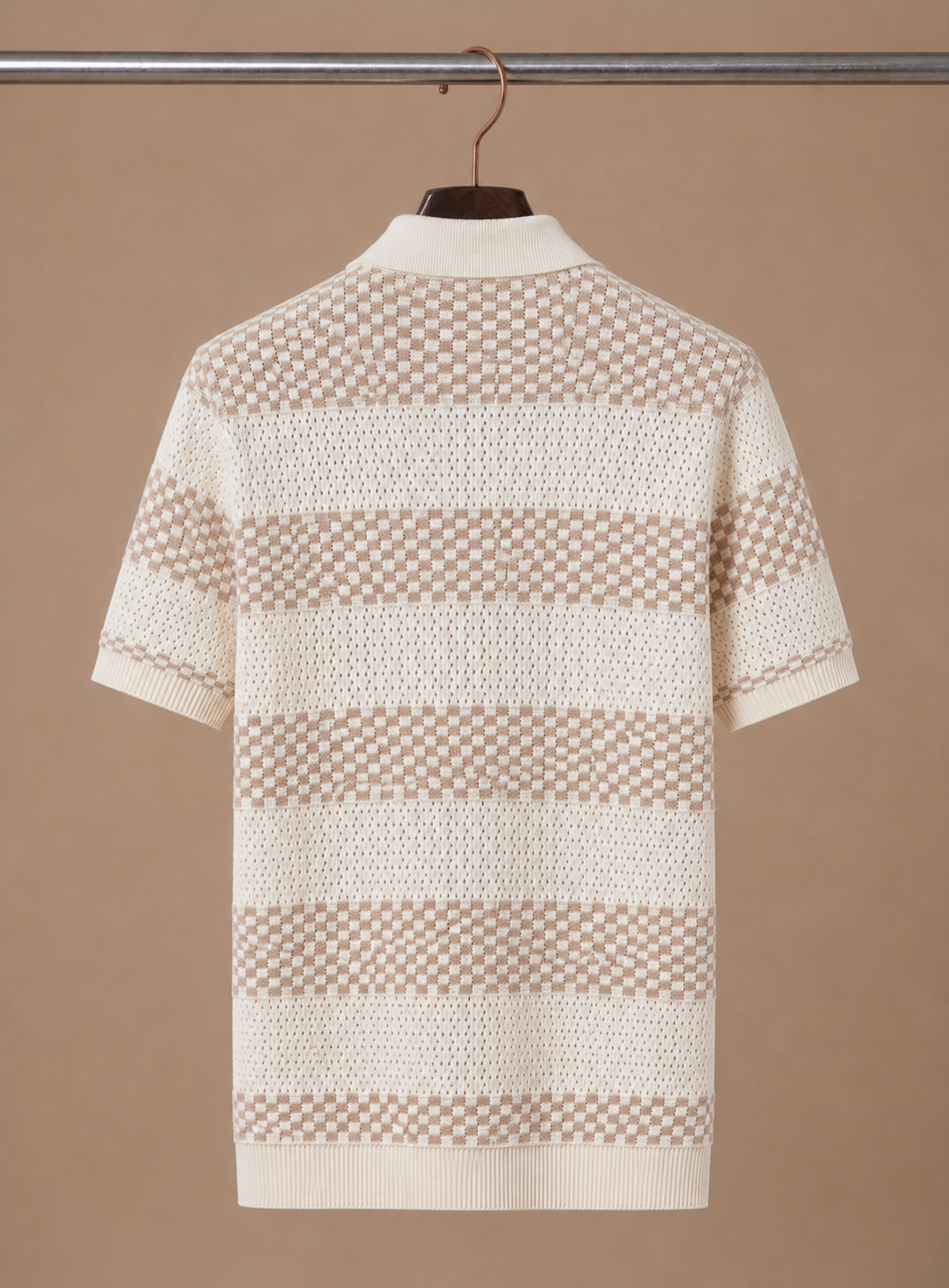 Herren Poloshirt aus Baumwolle mit Streifen, Regular Fit