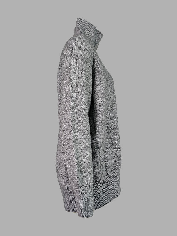 Damen Rollkragenpullover Mit Lockerem Schnitt