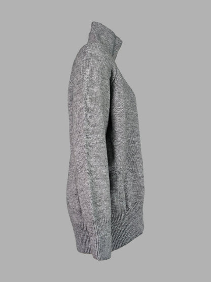 Damen Rollkragenpullover Mit Lockerem Schnitt