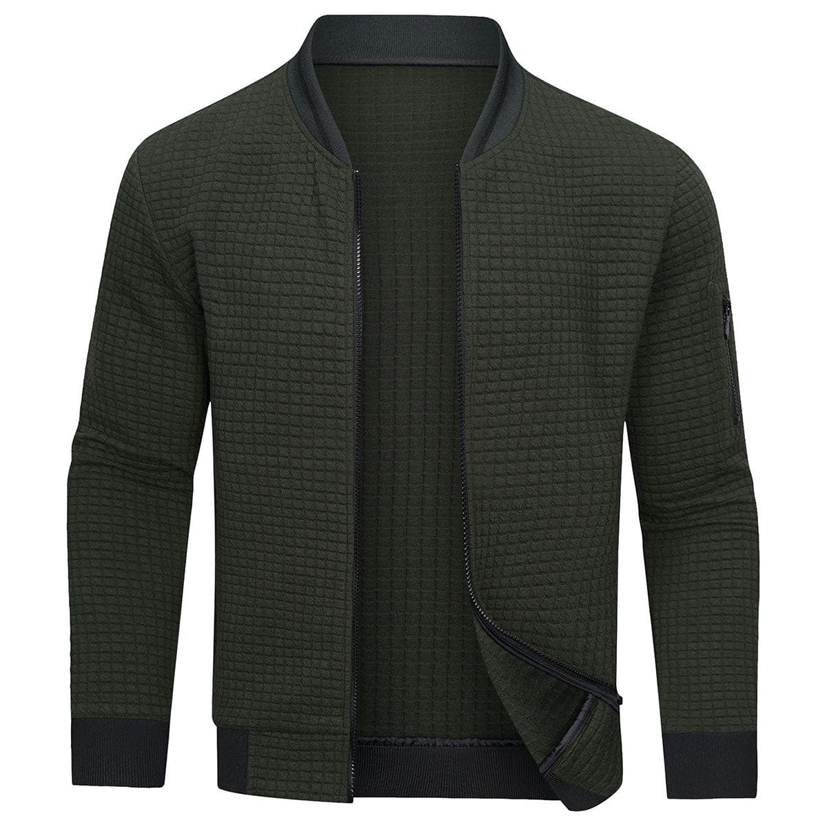 Herren Pullover Mit Reißverschluss Und Langarm