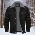 Gefütterte Denimjacke Mit Brusttaschen Für Herren