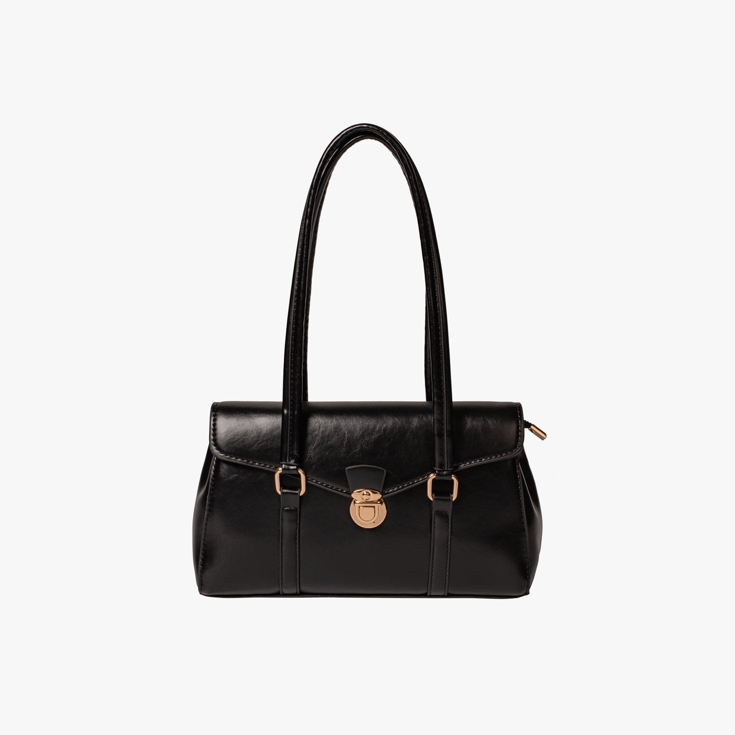 Vegane Leder Vintage Schultertasche