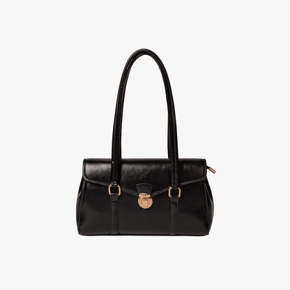 Vegane Leder Vintage Schultertasche