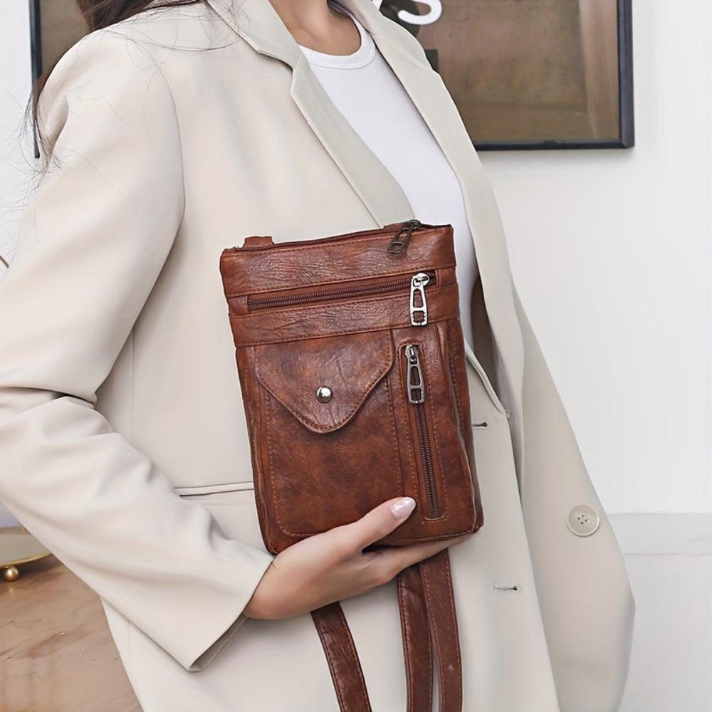 Vintage-inspirierte Umhängetasche für Damen
