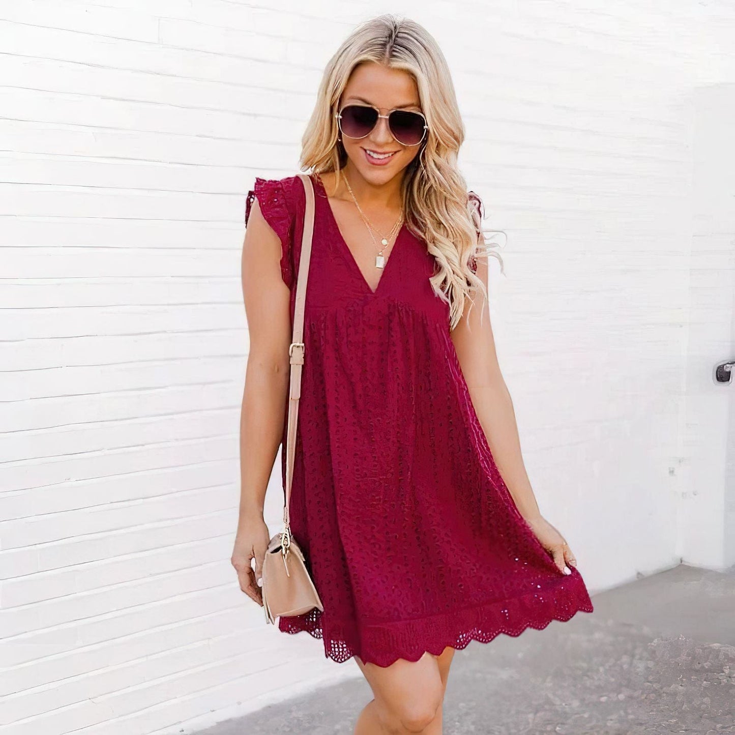 Elegantes Vielseitiges Convertible-Zweiteiler Kleid