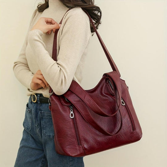 Klassische Schultertasche für Damen