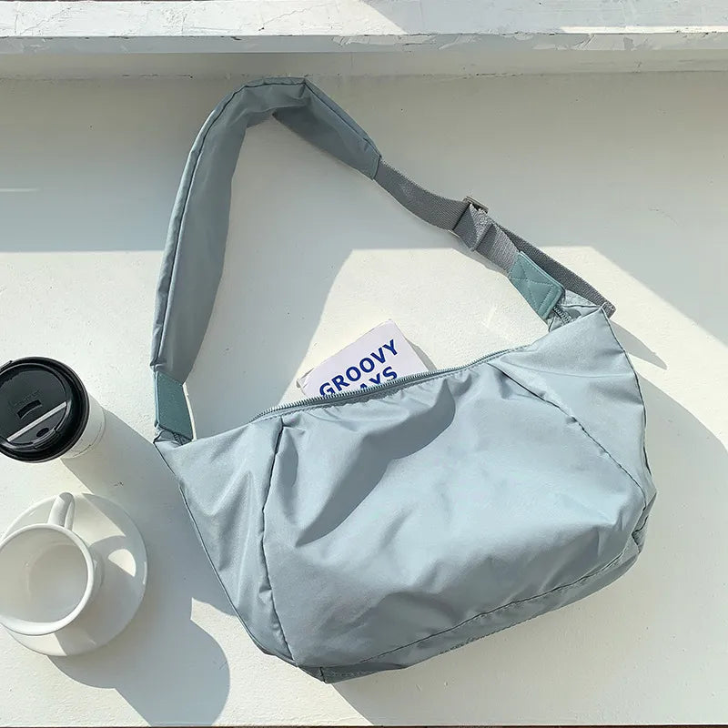 Nylon Puffer Hobo Umhängetasche mit verstellbarem Riemen