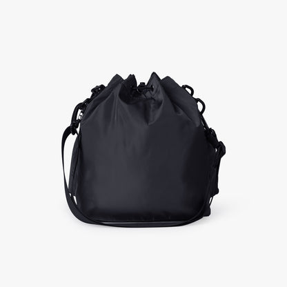 Nylon Kordelzug-Beuteltasche mit abnehmbarem Griff und Schultergurt