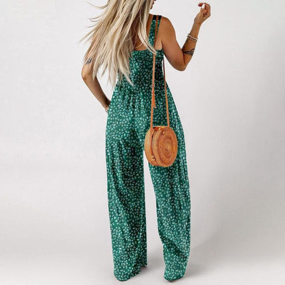 Ärmelloses Sommerkleid mit Motivdruck