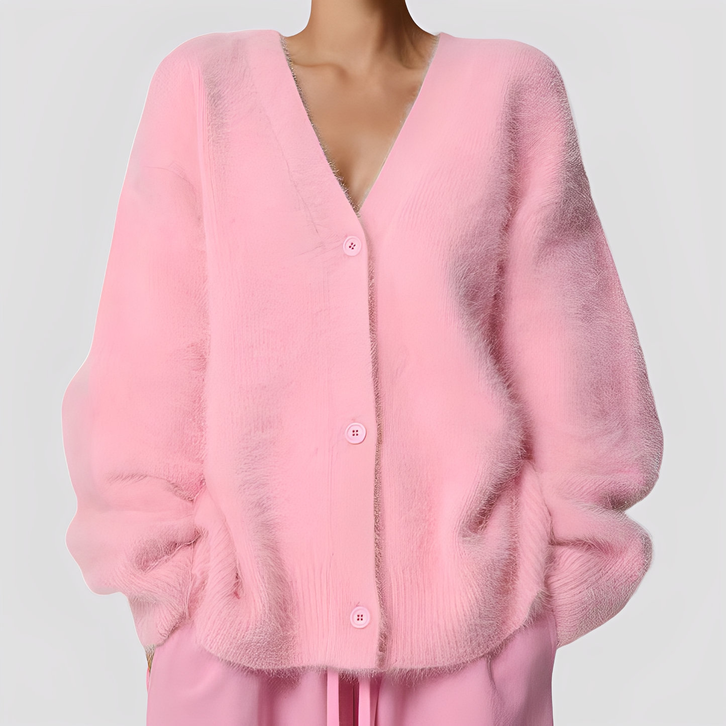 Weicher übergroßer Kaschmirpullover für Damen