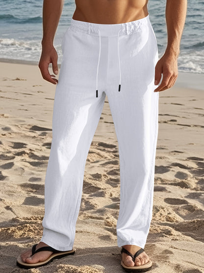 Luftige Herren Leinenhose für warme Tage