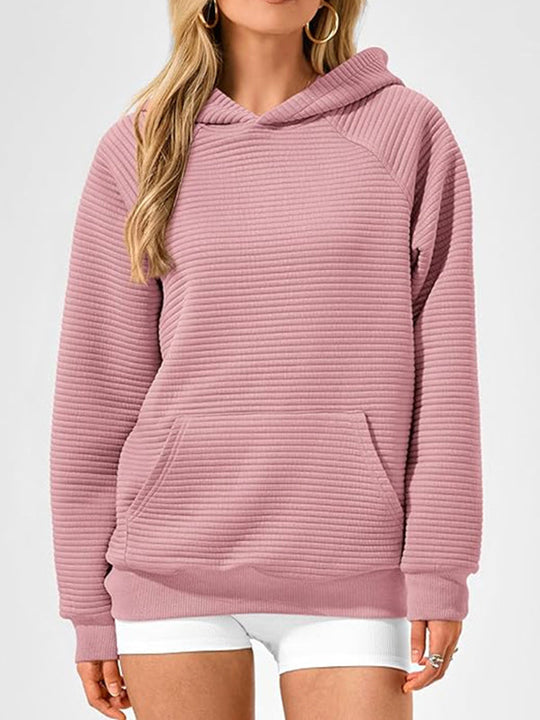 Damen Hoodie Mit Kapuze Und Kängurutasche