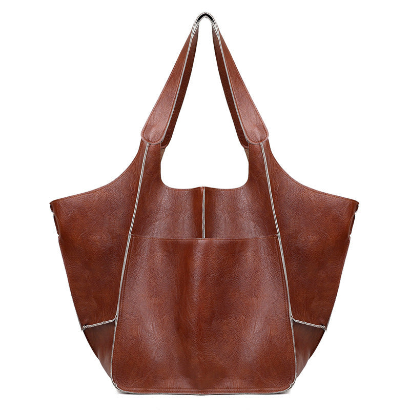 Geräumige Retro-Shopper-Tasche für Damen