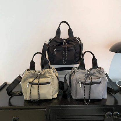 Nylon Kordelzugtasche Leicht Wasserabweisend