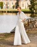 Lockerer Jumpsuit mit weitem Bein für Damen