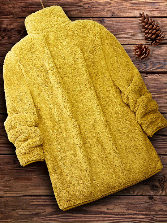 Gefütterte Winterjacke mit Reißverschluss für Damen