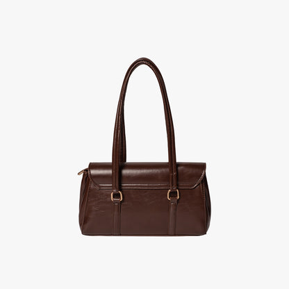 Vegane Leder Vintage Schultertasche