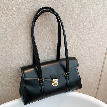 Vegane Leder Vintage Schultertasche