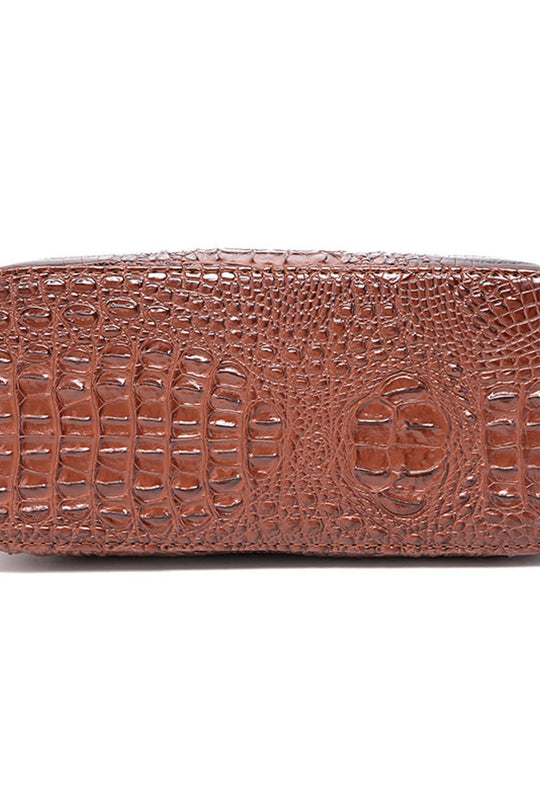 Elegante Kroko-Optik Handtasche für Damen