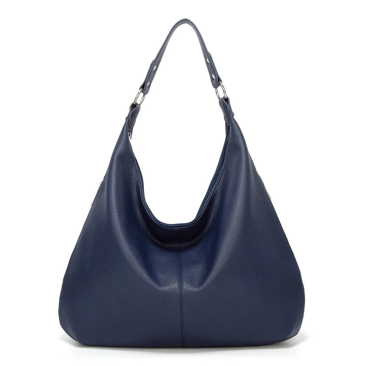 Weiche Leder Hobo-Tasche mit großer Kapazität für Damen