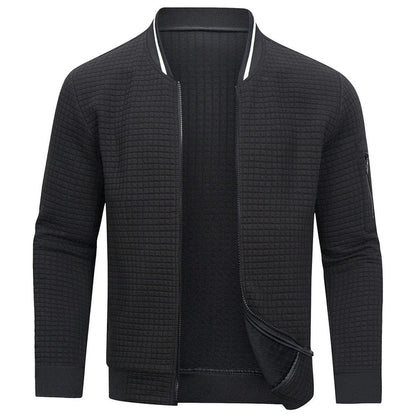 Herren Strickjacke Mit Reißverschluss Und Minimalistischem Design
