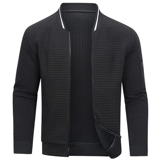 Herren Strickjacke Mit Reißverschluss Und Minimalistischem Design