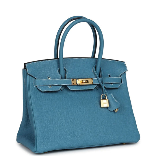 Elegante feste Handtasche mit Goldakzenten für Damen