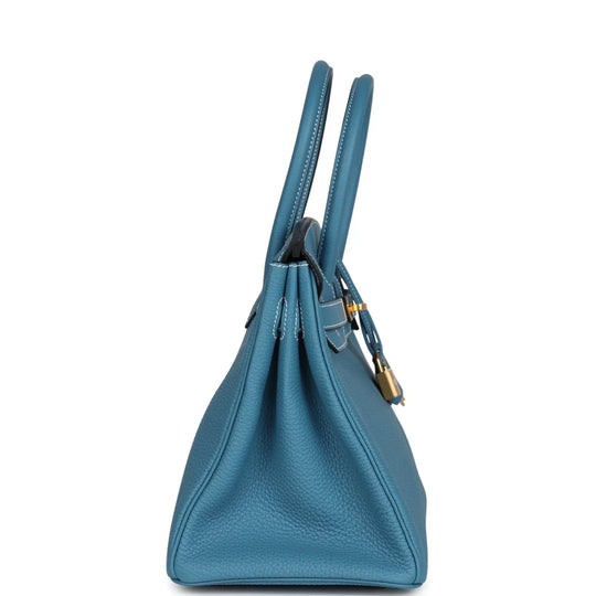 Elegante feste Handtasche mit Goldakzenten für Damen
