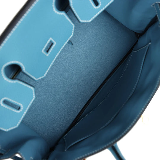 Elegante feste Handtasche mit Goldakzenten für Damen