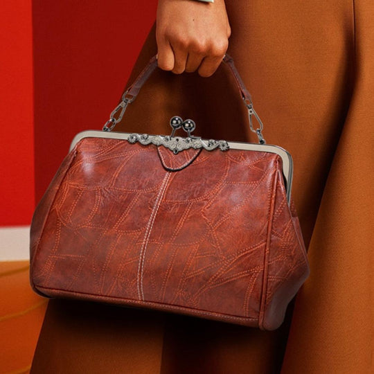 Moderne Retro-Handtasche für Damen