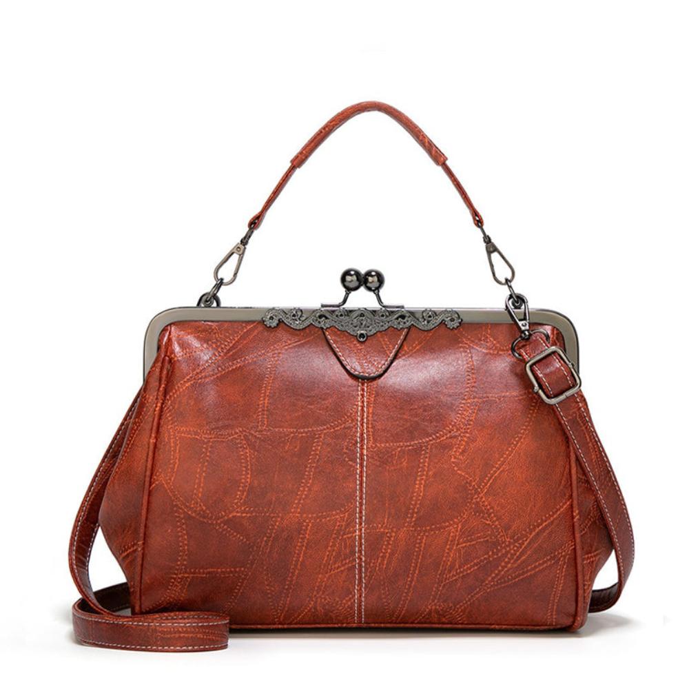 Moderne Retro-Handtasche für Damen