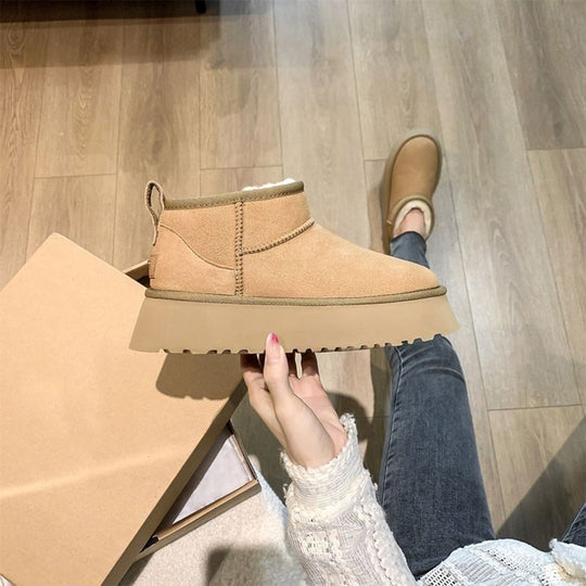 Damen Winterstiefel Mit Warmfutter Und Rutschfester Sohle