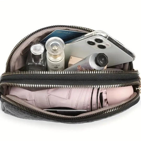Kompakte Vintage-Umhängetasche für Damen