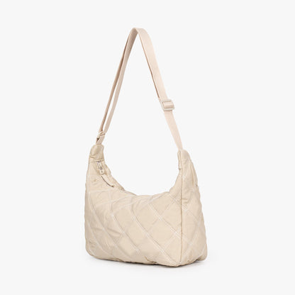 Gesteppte Diamond Puffer Schultertasche Leichtes Nylon
