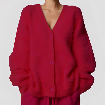 Weicher übergroßer Kaschmirpullover für Damen
