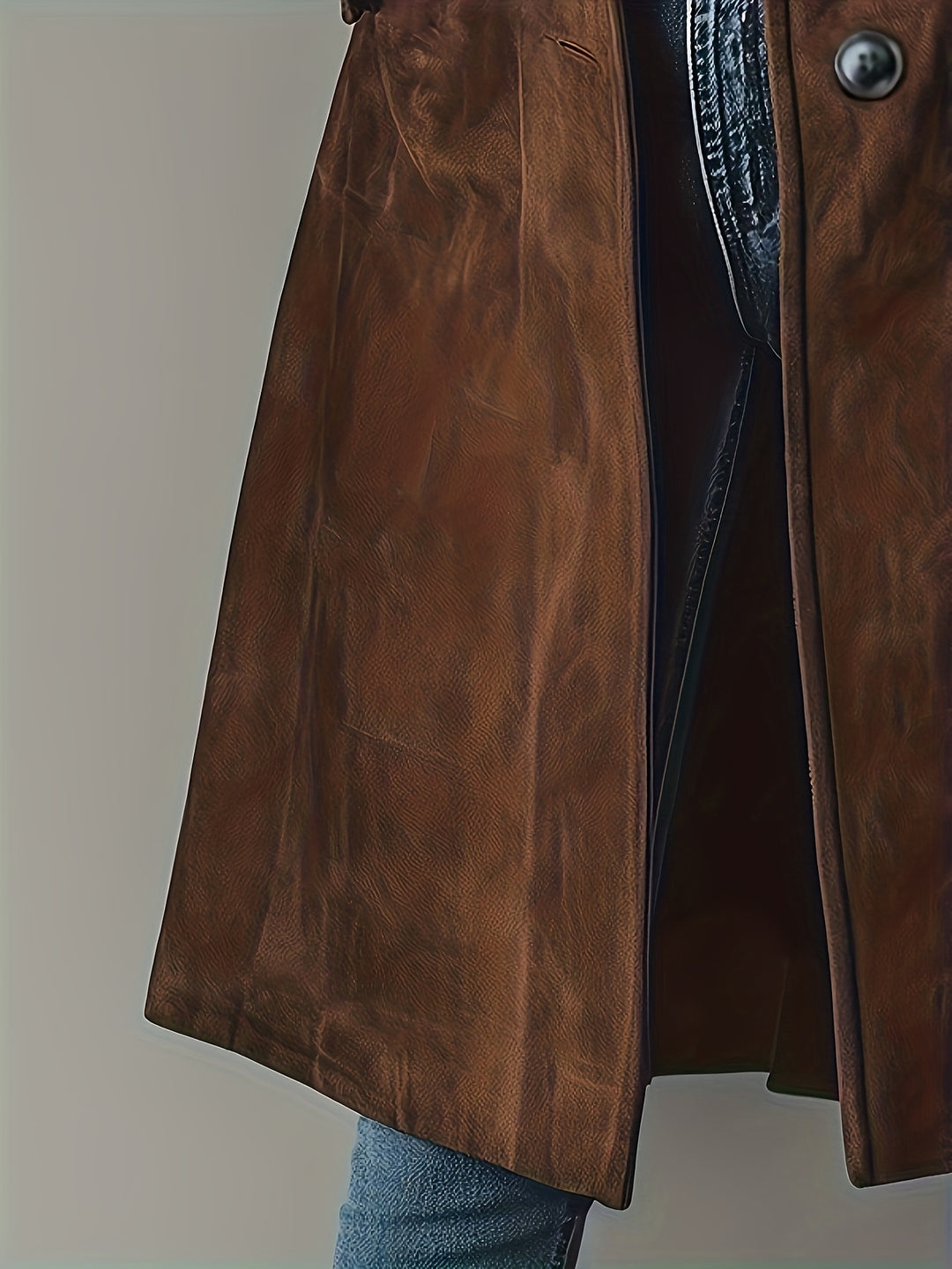 Klassischer Mantel mit Reverskragen und Knopfleiste für Damen