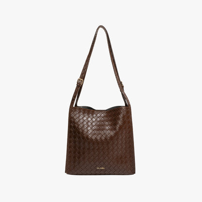 Vegane Leder-Shopper-Tasche Leicht und Strukturiert
