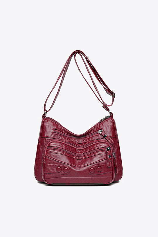 Strukturierte elegante Schultertasche für Damen