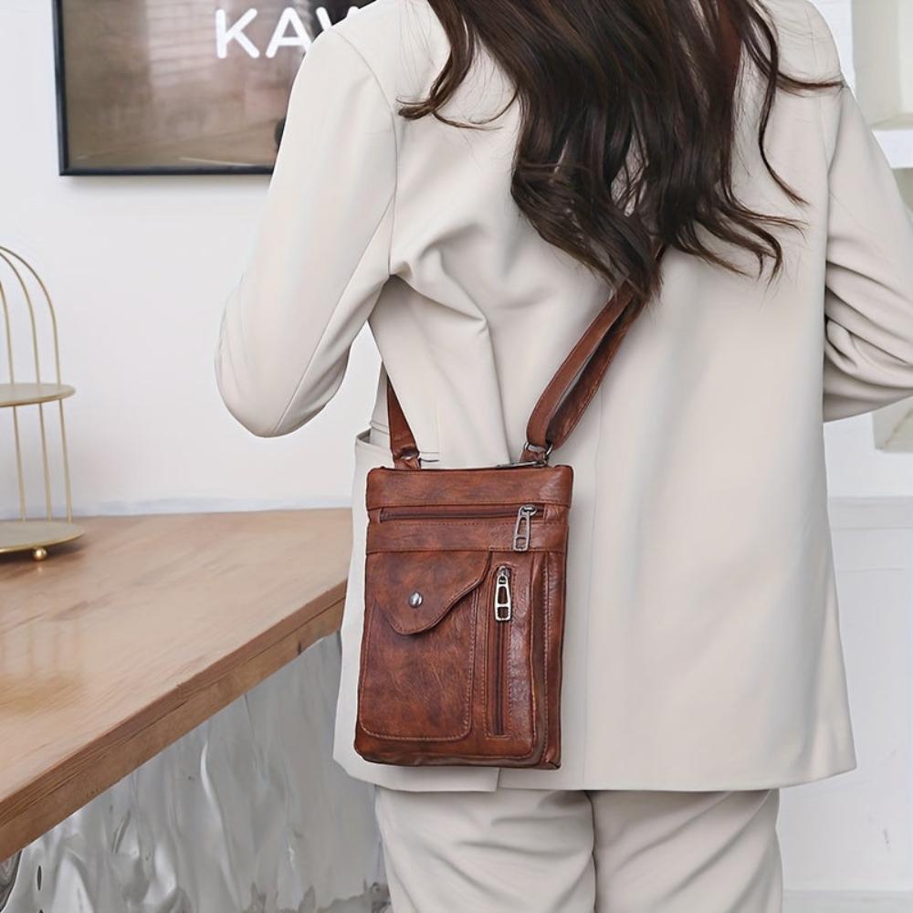 Vintage-inspirierte Umhängetasche für Damen