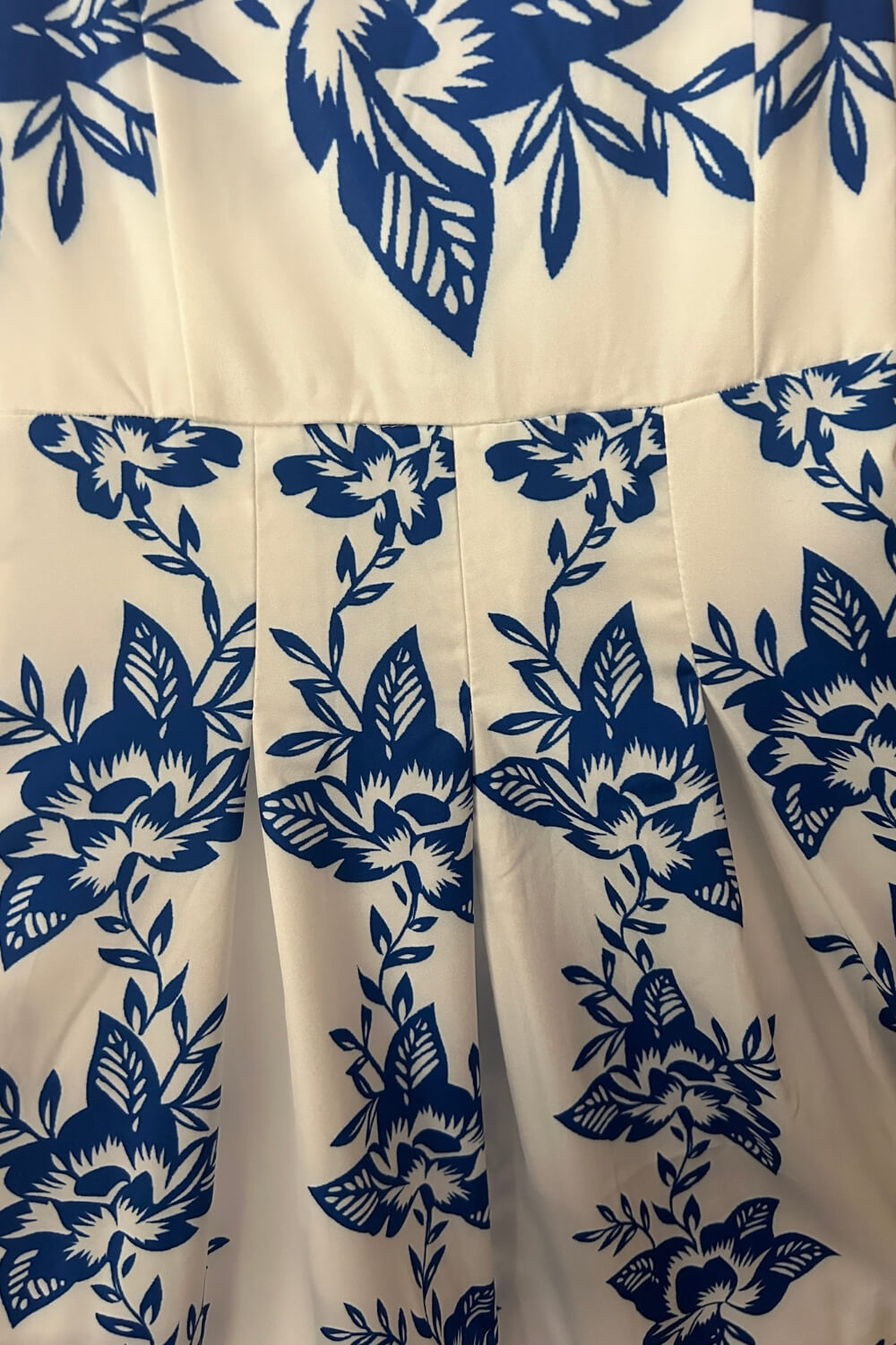Polyester Spaghettiträger Midikleid Blau