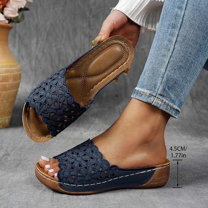 Stilvolle Netz-Sandalen für Damen