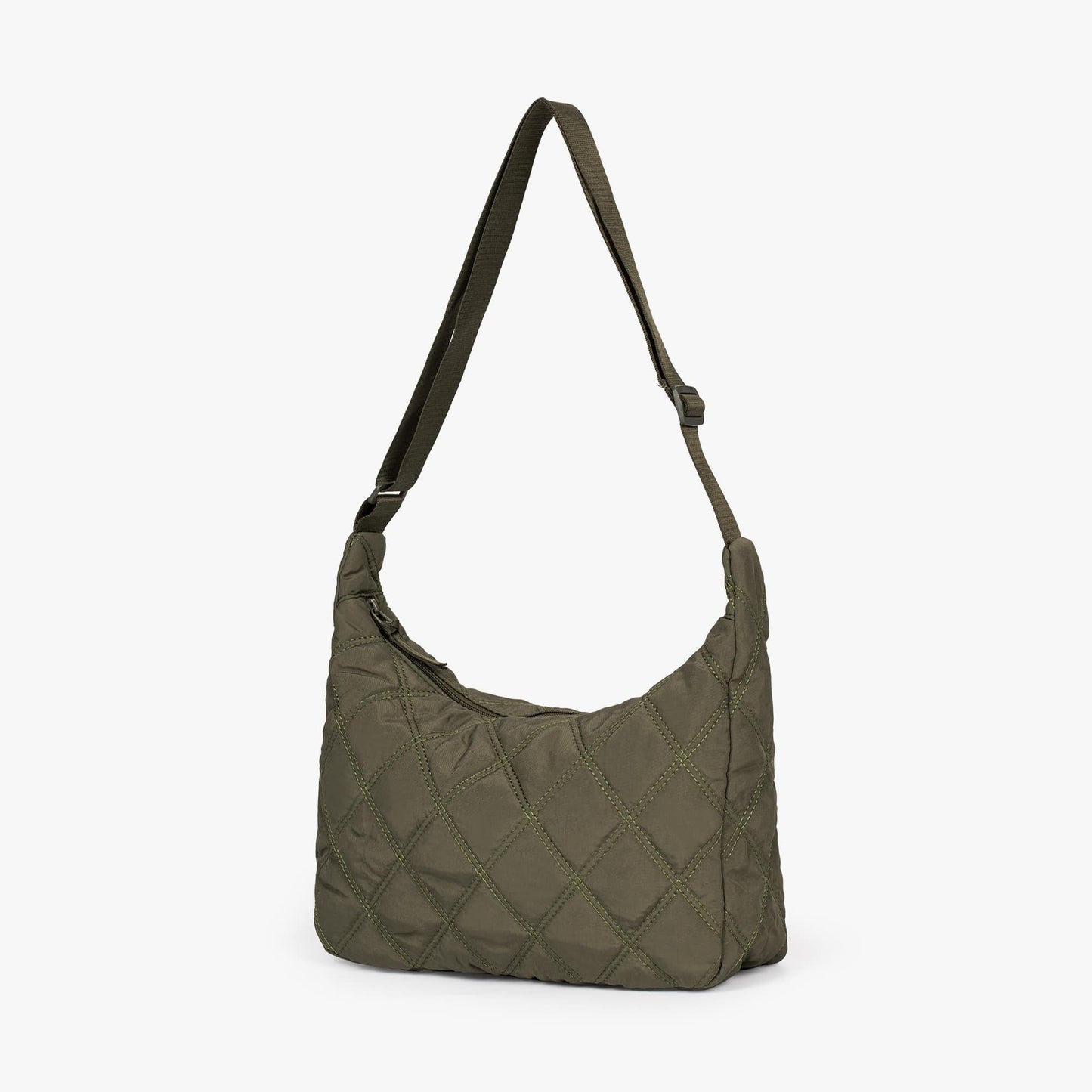 Gesteppte Diamond Puffer Schultertasche Leichtes Nylon