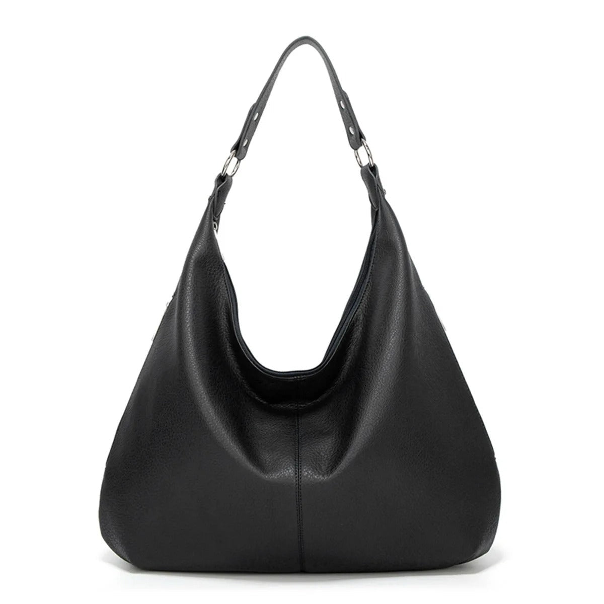 Weiche Leder Hobo-Tasche mit großer Kapazität für Damen
