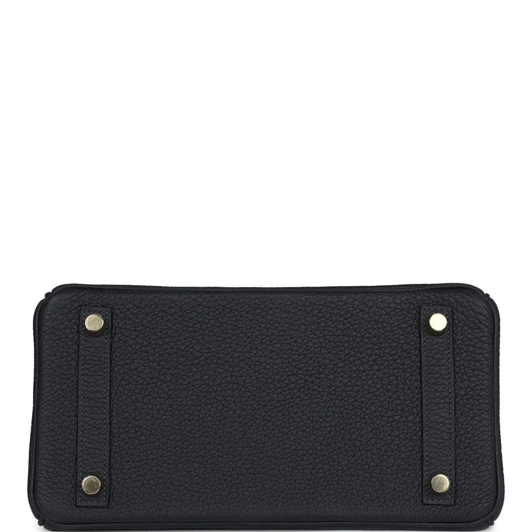 Elegante feste Handtasche mit Goldakzenten für Damen