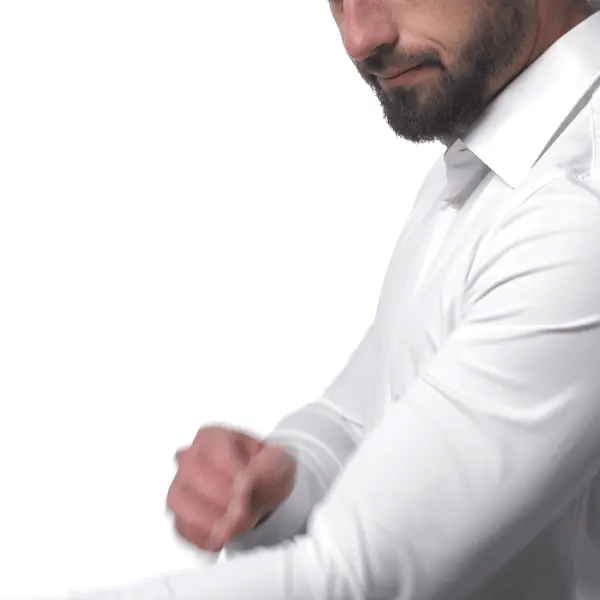 Herren Stretch Knitterfreie Business-Hemd