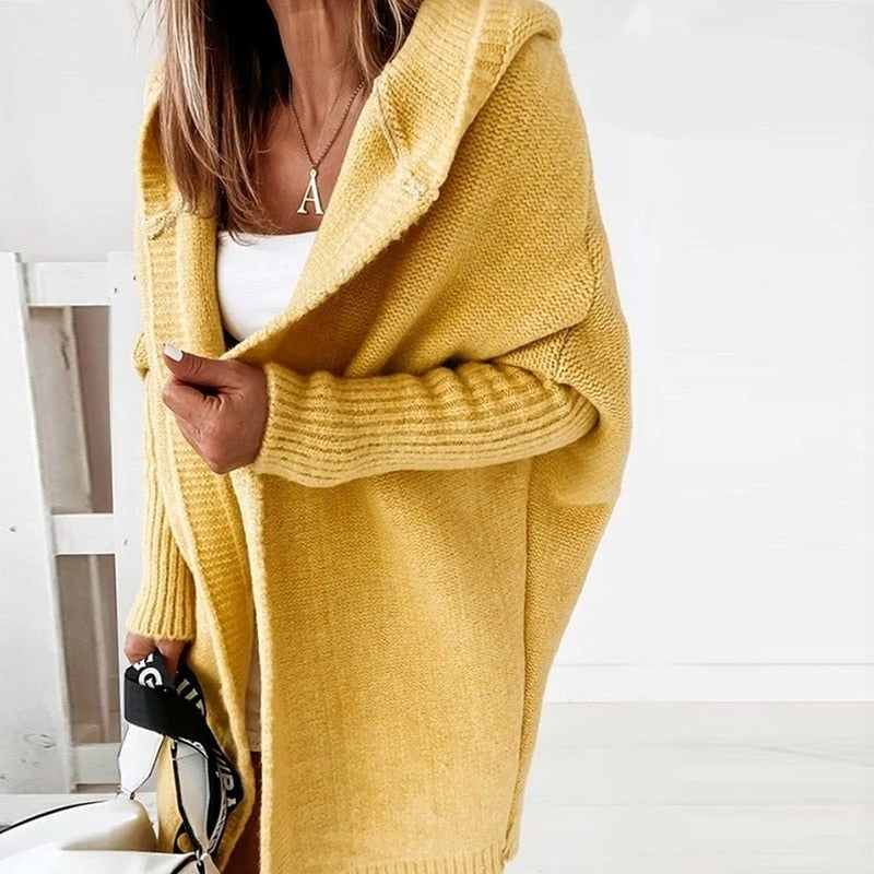 Damen Strick Cardigan Mit Oversize Schnitt