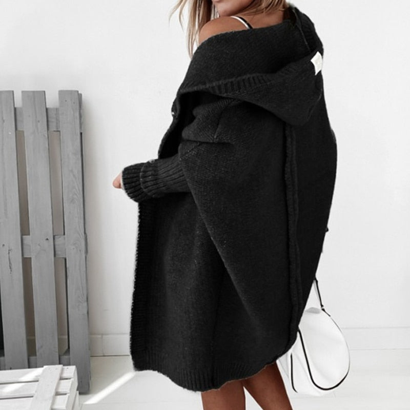 Damen Strick Cardigan Mit Oversize Schnitt