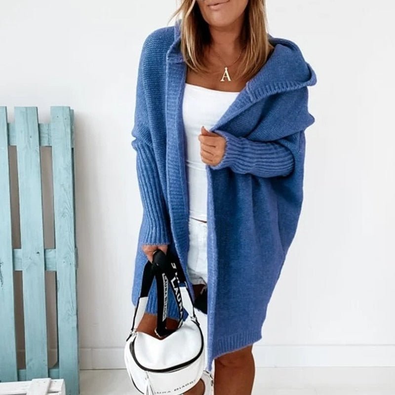 Damen Strick Cardigan Mit Oversize Schnitt
