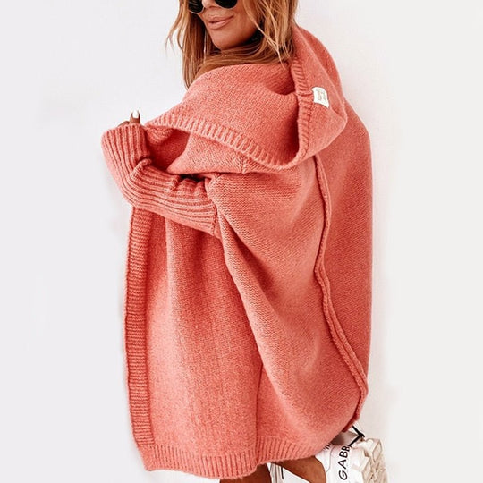 Damen Strick Cardigan Mit Oversize Schnitt